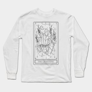 The Gemstone Card - Black Version Long Sleeve T-Shirt